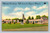 Mountain View Courts motel on U.S. 10 and 191 in Bozeman Montana postcard