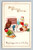 Hearty Christmas Greetings holiday message postcard Series 315