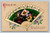Poetic text postcard with phrase Noiseless falls the foot of Time That only treads on flowers from Central Square Germany