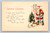 Christmas greetings holiday message postcard from Riverside USA