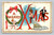 Christmas themed postcard by Julius Bien & Co. with N.V. postmark