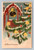 A Merry Christmas greeting postcard made in Germany