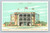 Hand steel etching of Laguna Federal Savings and Loan Association office in Laguna Beach