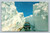 Snow banks at Lassen Volcanic National Park after spring road opening