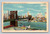 Brooklyn Bridge and Manhattan Skyline with Empire State Building in New York City