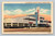Cleveland Greyhound Terminal building and restaurant postcard