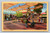 Plaza in China City with shops and restaurants in Los Angeles, California