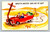 Humorous running out of gas scene postcard from Richmond USA