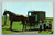 Group of Amish children waiting at horse and buggy in Lancaster Amish Country