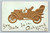 Vintage automobile illustration postcard by United Art Publishing Co. New York