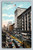 Daily Traffic on Broadway Los Angeles California vintage postcard