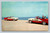 Dunesmobiles at Sleeping Bear Sand Dune with view of Lake Michigan and Glen Lake