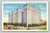 General Motors Building largest office building Detroit Michigan postcard