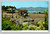 San Francisco Maritime State Historical Park with Golden Gate Bridge, colorful flowers, and cable cars