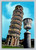 Leaning Tower of Pisa in Pisa Italy postcard by Ed. G. Scarlatti