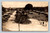 Trailer park and beach scene in Orlando Florida 1938 postcard