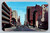 Broadway street looking north from the Union Bus Depot in Wichita, Kansas