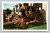 Old time stage coach in Yellowstone Park postcard by C. T. American Art Co.