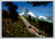 Gornergratbahn railway near Riffelalp with Matterhorn mountain in Zermatt Switzerland