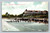 Beach and Sea Beach Hotel Santa Cruz California postcard 1909