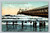 Long Beach Pier and Sun Pavilion in Long Beach California vintage postcard