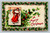 Merry Christmas greeting postcard printed in Germany
