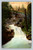 Aug Falls waterfall in Scranton Pennsylvania vintage postcard