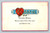 Valentine Wishes postcard with love message made in U.S.A.