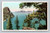 Lake Tahoe and Cave Rock with elevation and depth details postcard