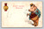 A well deserved Testimonial postcard with Ville postmark and CENT 1706 FRANKLIN 1790 stamp