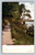 Shore path encircling Lake Geneva Wisconsin vintage postcard