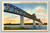 New Highway Bridge across Mississippi River at Cairo Illinois postcard