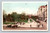 Central Park and West Fifth Street Los Angeles vintage postcard
