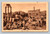 Roman Forum ruins in Roma Italy vintage postcard