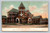Public Library building in Lawrence Massachusetts vintage postcard