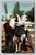 Plucking McKinley at the Cawston Ostrich Farm South Pasadena California postcard