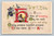 Easter greeting postcard with religious text postmarked 1918 Chelan