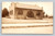 Porterville California Free Library historic postcard