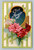 Glad Memories text with pink and red carnations