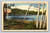Willow Drive along a Northern Wisconsin Lake near Minocqua and Woodruff postcard