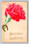 Vintage birthday greeting postcard with 1 cent stamp
