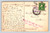 Friendship poem boquet pink red white carnations oval landscape vignette