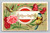 Birthday greetings postcard by PRICHE with U.S. postage stamp