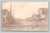 Cattle ring and western branding scene postcard from San Francisco