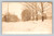 Winter scene with sleighing in California United States postcard