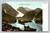 Bondhusbræen glacier with Bondhusvandet lake in Hardanger Norway vintage postcard