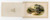 John Winsch fold-out postcard opened to pastoral cottage and stream scene with gold bird decoration.