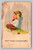 Vintage U.S.A. made postcard with generic text