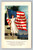 American flag with patriotic verse postcard made in U.S.A.