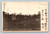 Early 1904 Karl Lewis photographic postcard showing Mount Fuji rising behind the village of Subashiri, Japan, with handwritten Japanese text and Yokohama October 28 1904 marking.